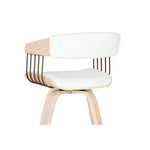 Tabouret Home ESPRIT Blanc Bois 51,5 x 47,5 x 94,5 cm Bigbuy