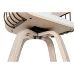 Tabouret Home ESPRIT Blanc Bois 51,5 x 47,5 x 94,5 cm Bigbuy