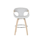 Tabouret Home ESPRIT Gris Bois 55,5 x 52,5 x 92,5 cm Bigbuy
