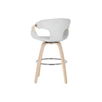 Tabouret Home ESPRIT Gris Bois 55,5 x 52,5 x 92,5 cm Bigbuy