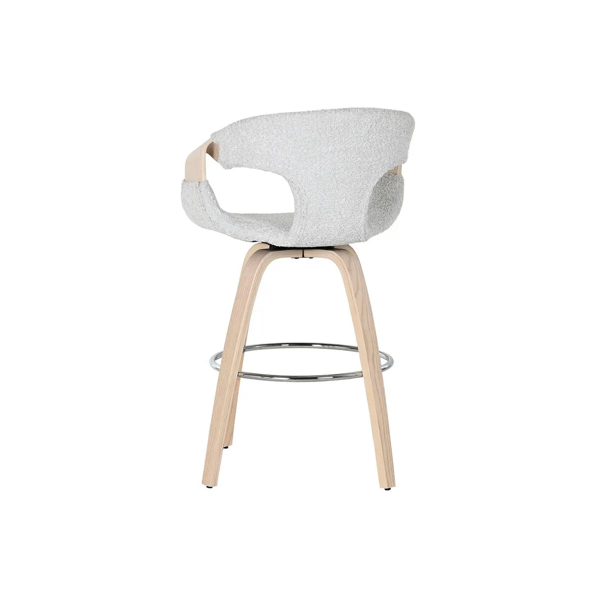 Tabouret Home ESPRIT Gris Bois 55,5 x 52,5 x 92,5 cm Bigbuy