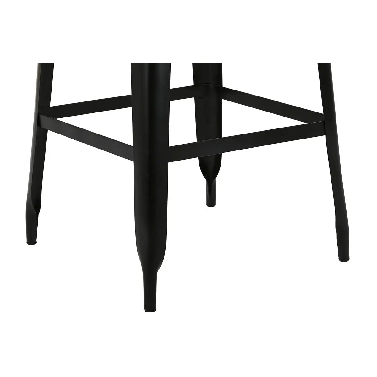 Tabouret Home ESPRIT Marron Noir Bois Métal 34 x 33 x 77 cm Mamm