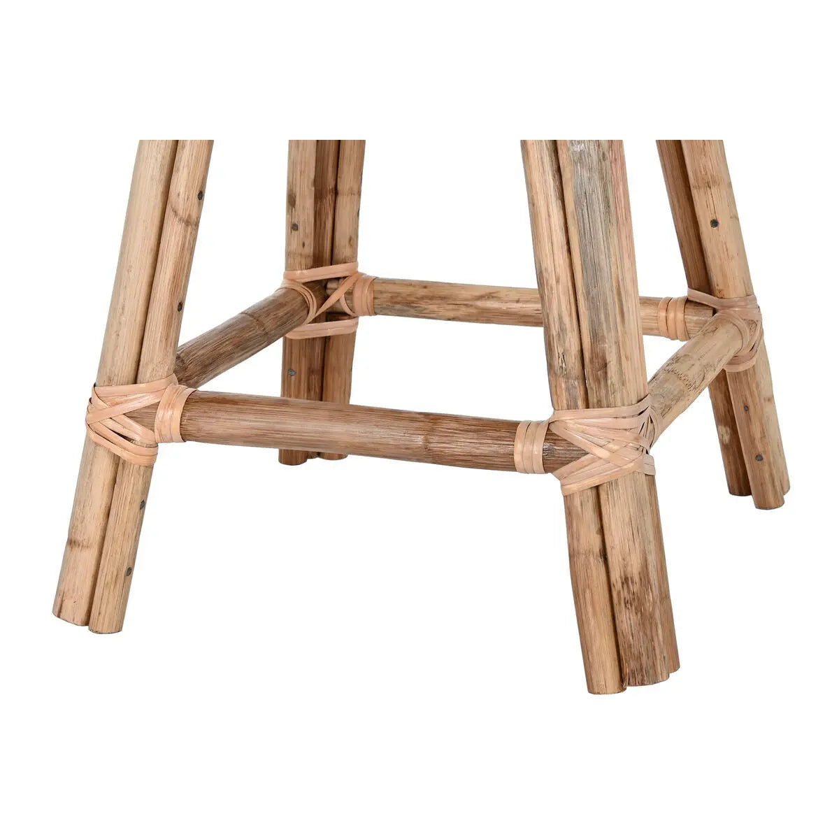 Tabouret Home ESPRIT Naturel osier Rotin 37 X 37 X 49,5 cm Mamm