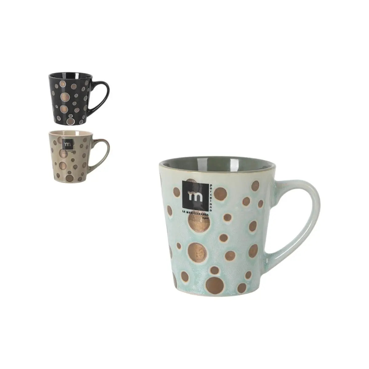 Tasse de café et de thé La Mediterránea Lunas 220 ml Lune (24 Unités) Mamm