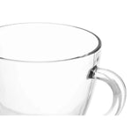 Tasse de café et de thé Vivalto 1 Transparent verre 280 ml (6 Unités) Mamm