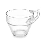 Tasse de café et de thé Vivalto ZLQ02/BHA6 Transparent verre 199 ml (6 Unités) Mamm