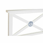 Tête de lit DKD Home Decor 180 x 6 x 120 cm Bleu Bois Blanc Mamm