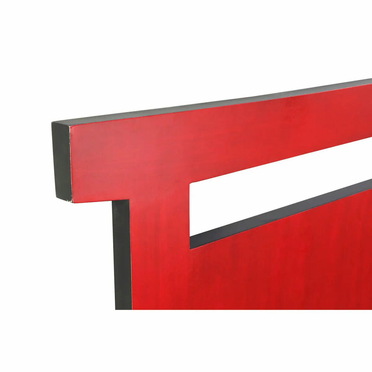Tête de lit DKD Home Decor Noir Rouge Bois Sapin Bois MDF 160 x 4 x 120 cm Mamm