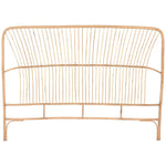 Tête de lit Home ESPRIT Marron Naturel Marron Clair Bambou 160 x 3 x 115 cm Mamm