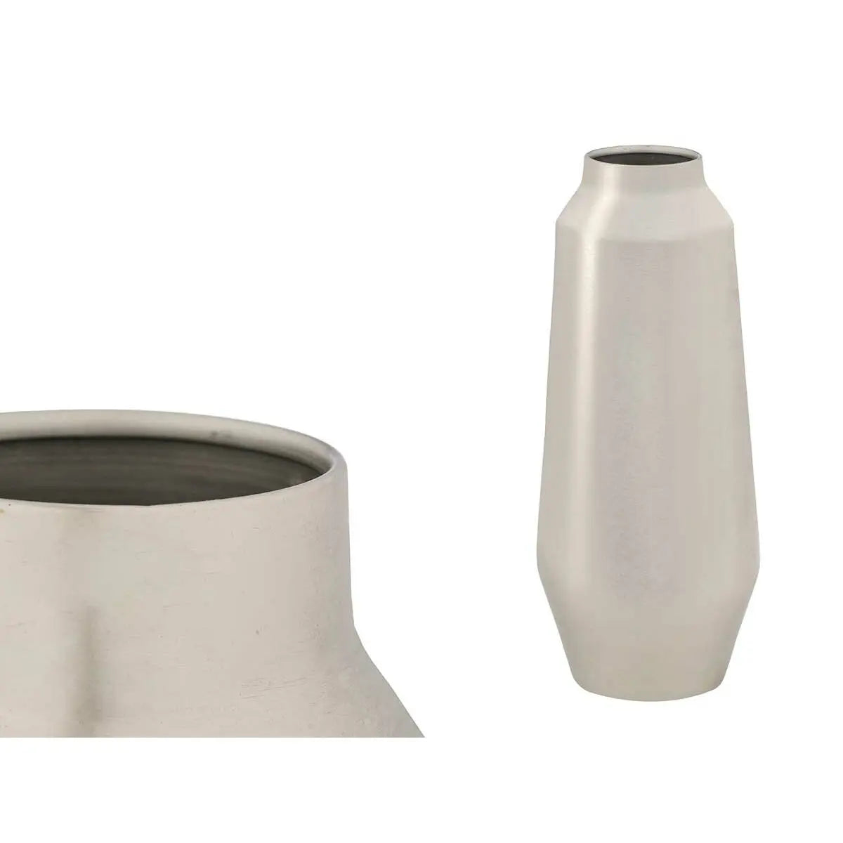 Vase GiftDecor 10216-MS Argenté Fer 19 x 49 x 19 cm Bigbuy