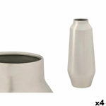 Vase GiftDecor 10216-SS Argenté Fer 18 x 40 x 18 cm (4 Unités) Bigbuy