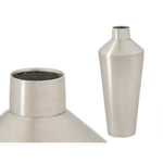 Vase GiftDecor 10219-SS Argenté Fer 16 x 40 x 16 cm (4 Unités) Bigbuy