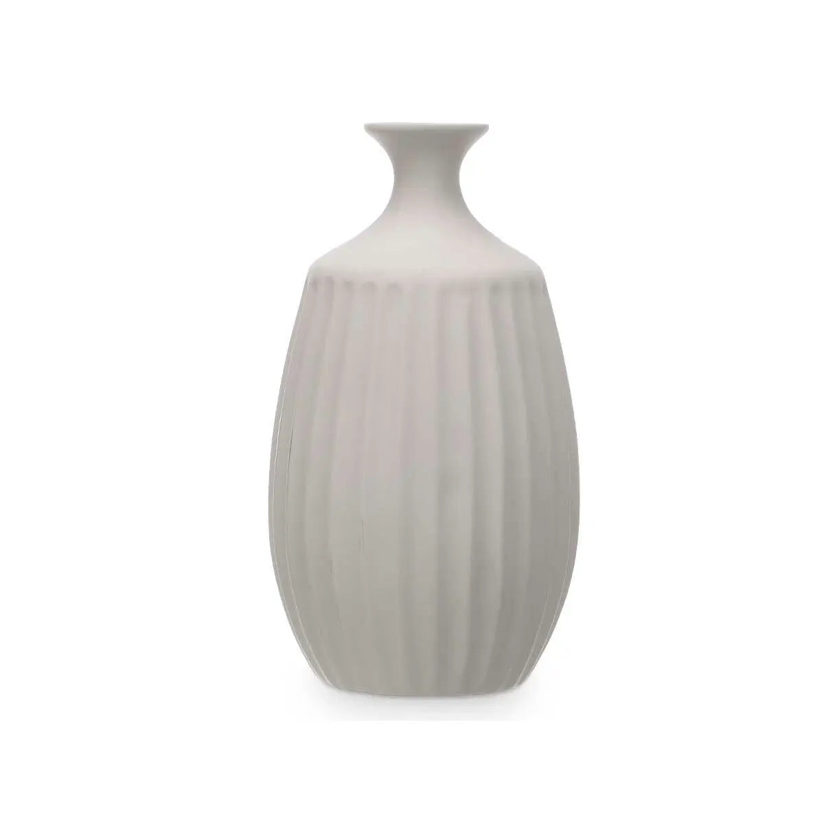 Vase Gris Céramique 21 x 39 x 21 cm (2 Unités) Rayures Bigbuy