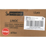 Verre Arcoglass Linoc 475 ml (12 Unités) Mamm