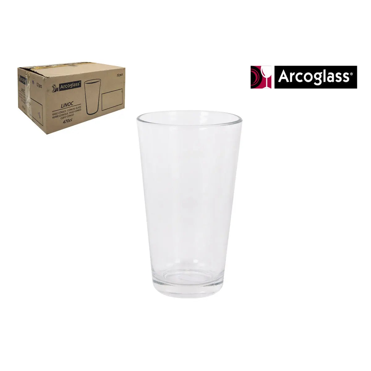 Verre Arcoglass Linoc 475 ml (12 Unités) Mamm