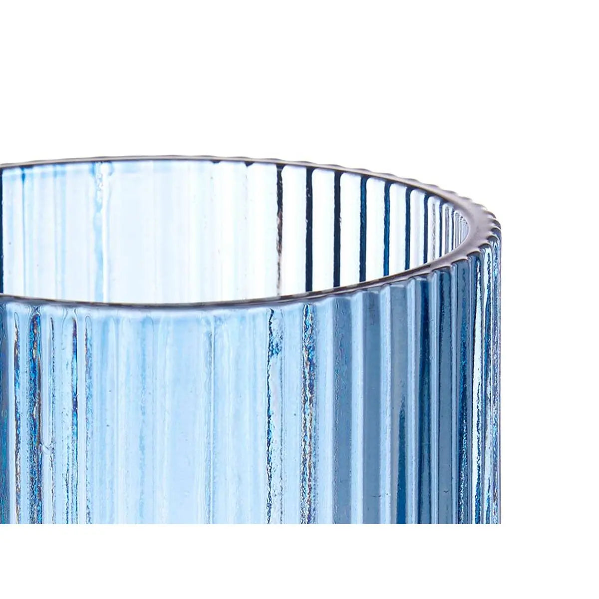Verre Rayures Bleu Verre 270 ml (6 Unités) Mamm