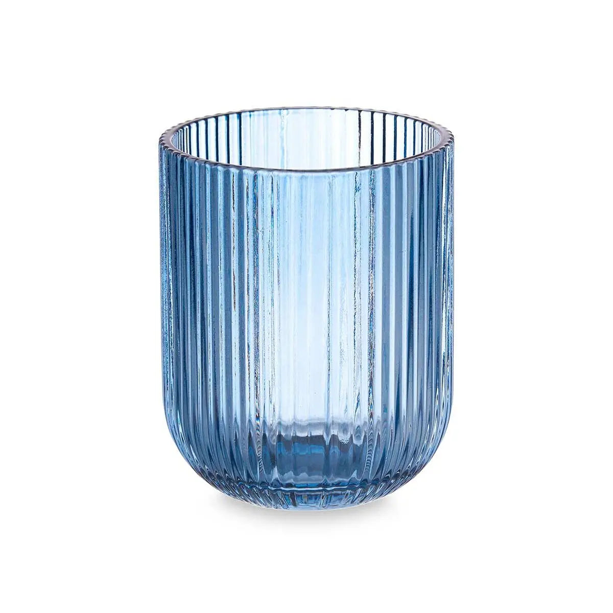 Verre Rayures Bleu Verre 270 ml (6 Unités) Mamm