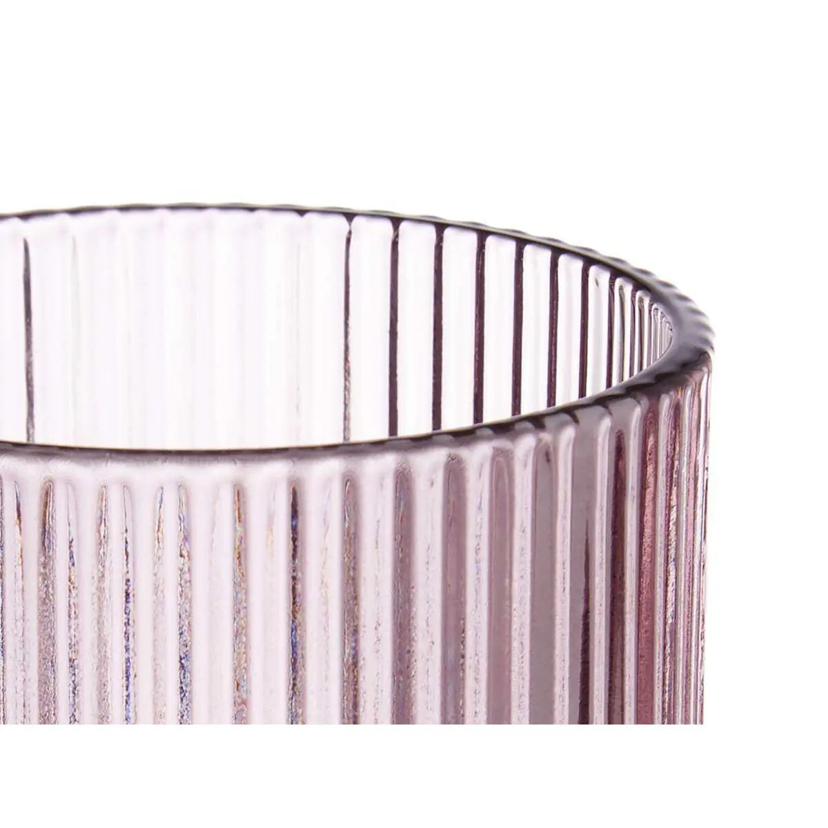 Verre Rayures Rose Verre 270 ml (6 Unités) Mamm