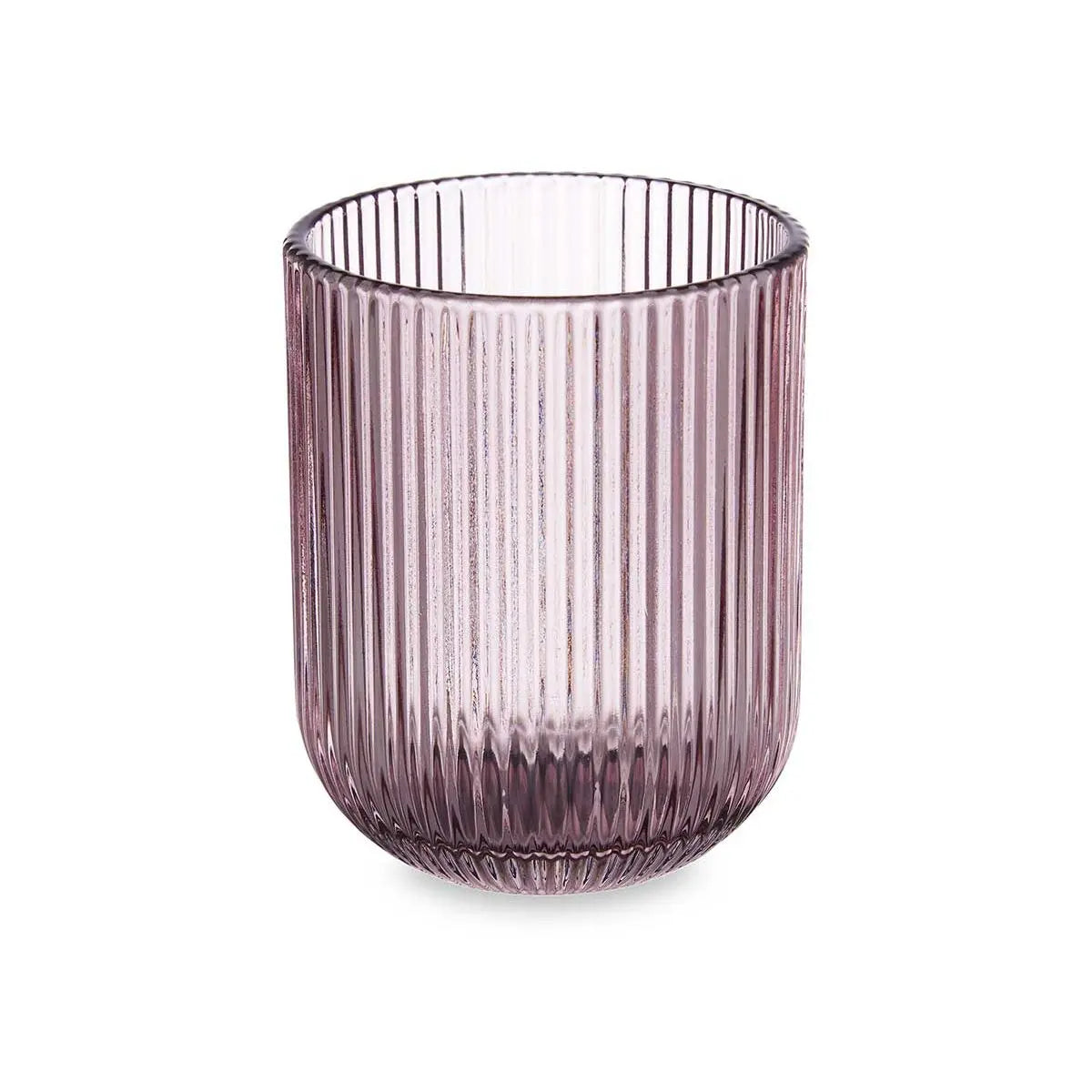 Verre Rayures Rose Verre 270 ml (6 Unités) Mamm