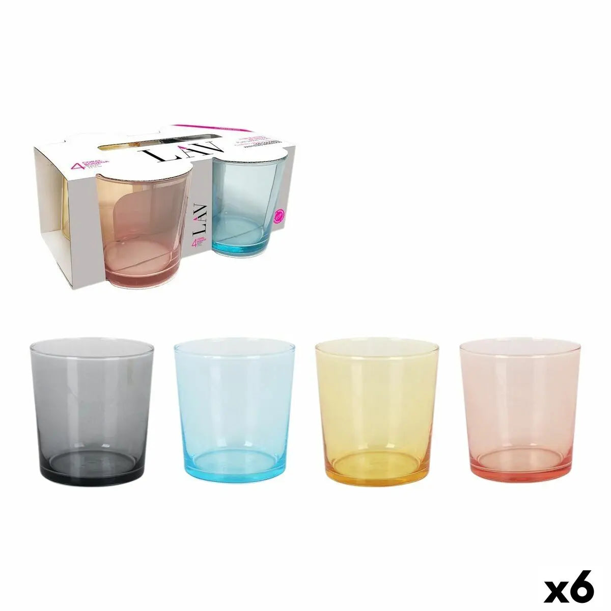 Verre à bière LAV BDG386PFT4.60 4 Pièces (6 Unités) Mamm