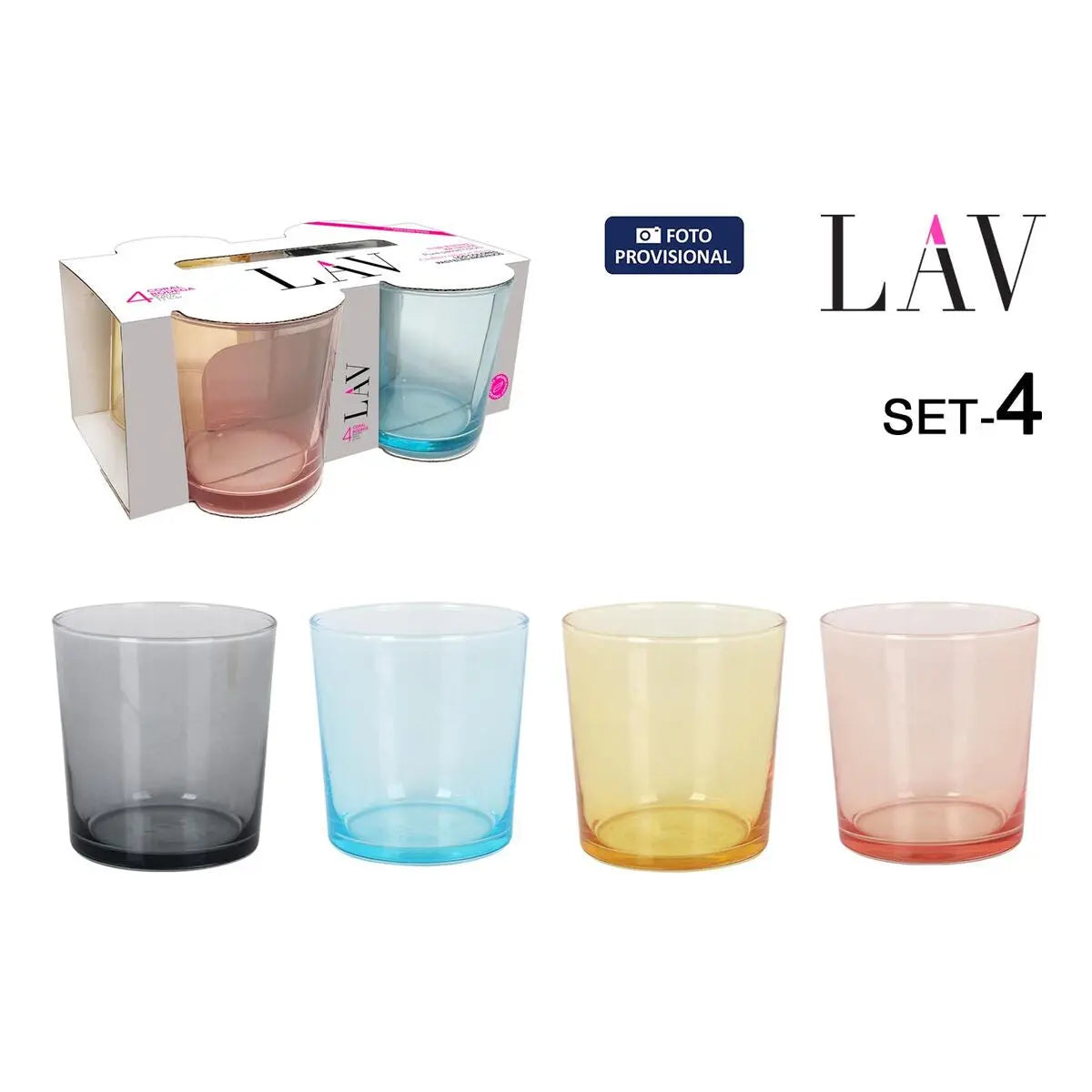 Verre à bière LAV BDG386PFT4.60 4 Pièces (6 Unités) Mamm