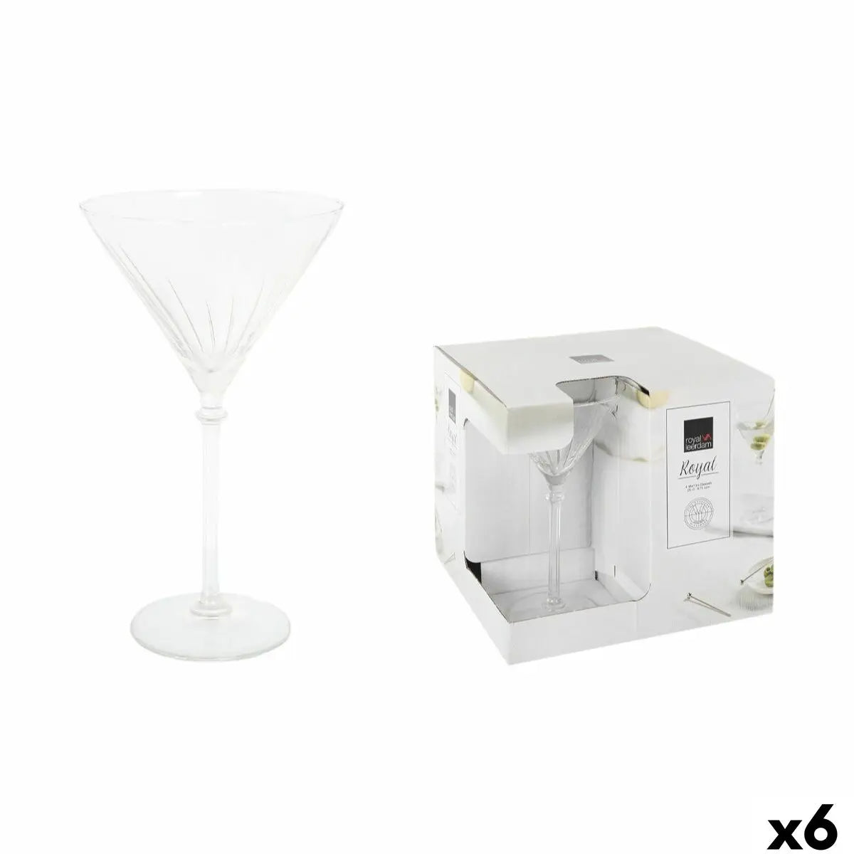 Verre à cocktail Royal Leerdam Royal 4 Pièces Bigbuy