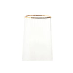 Verre à pied évasé de champagne et de cava Home ESPRIT Transparent Doré Verre 400 ml (6 Unités) Bigbuy