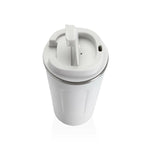 Verre avec Couvercle Versa Blanc Acier polypropylène 510 ml Bigbuy
