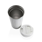 Verre avec Couvercle Versa Blanc Acier polypropylène 510 ml Bigbuy