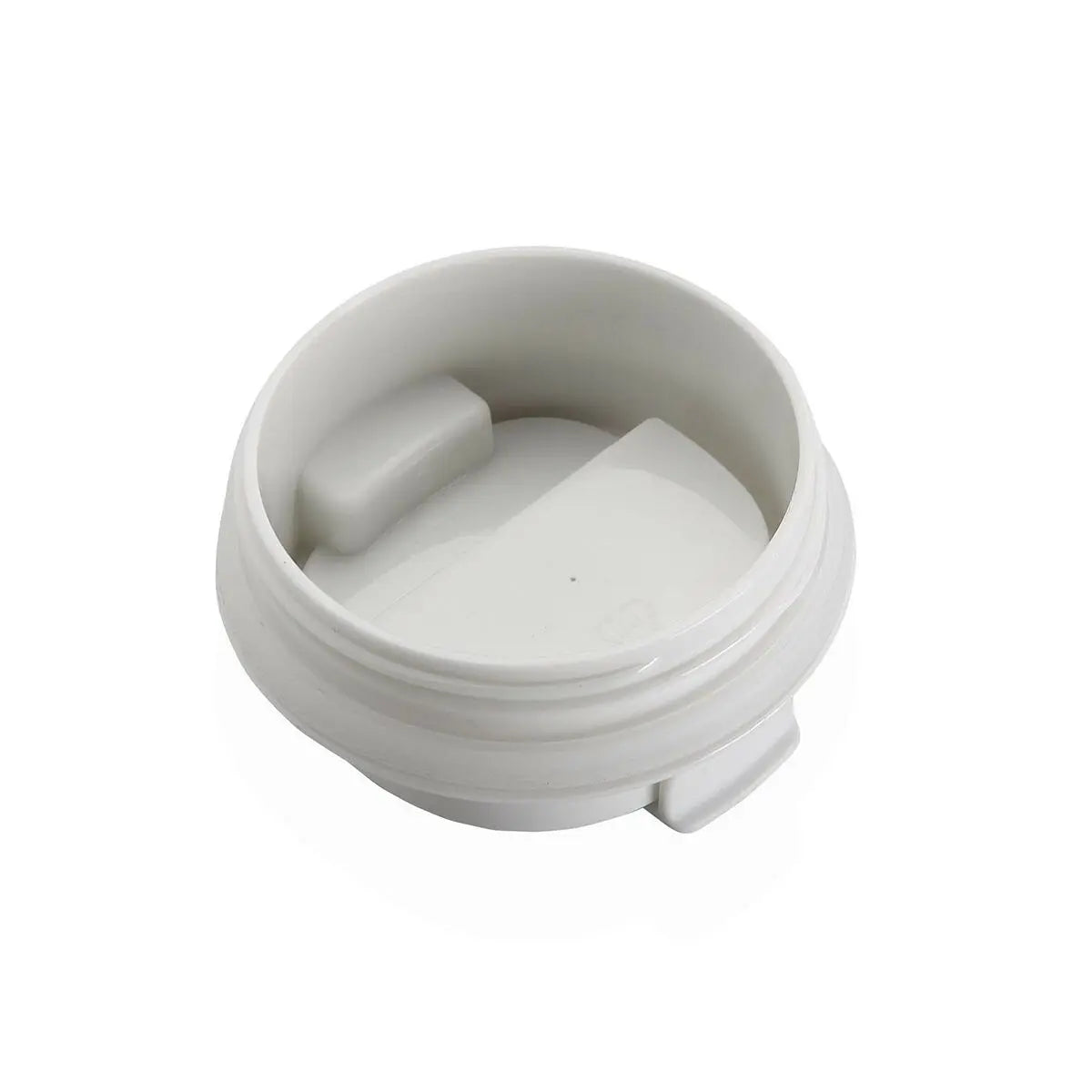 Verre avec Couvercle Versa Blanc Acier polypropylène 510 ml Bigbuy