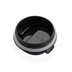 Verre avec Couvercle Versa Noir Acier polypropylène 510 ml Bigbuy