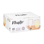 Verre d'eau Vivalto OCT-DG2061 Transparent Verre Borosilicaté 326 ml (6 Unités) Mamm