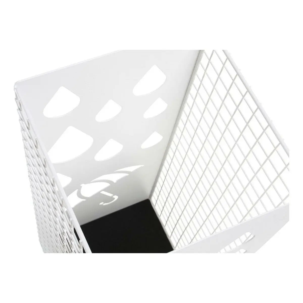porte-parapluie DKD Home Decor Noir Métal Blanc (19.5 x 20 x 47.5 cm) (2 pcs) Mamm