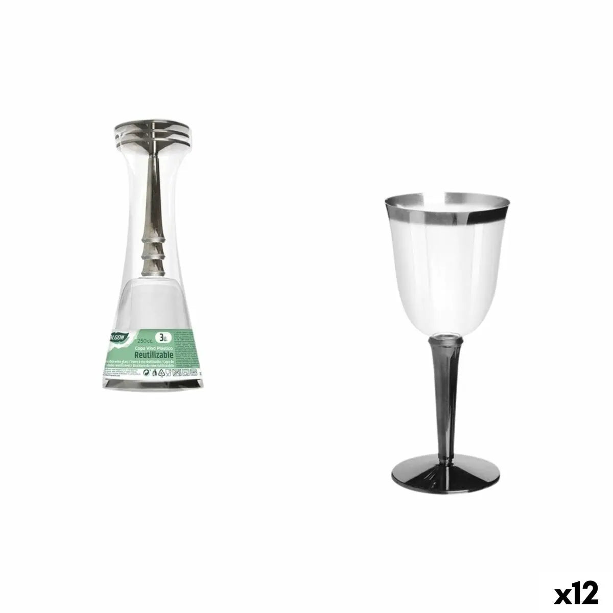 verre de vin Algon 3 Pièces (12 Unités) Mamm