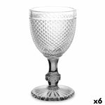 verre de vin Diamant Transparent Anthracite verre 330 ml (6 Unités) Mamm