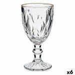verre de vin Doré Transparent verre 6 Unités (330 ml) Mamm
