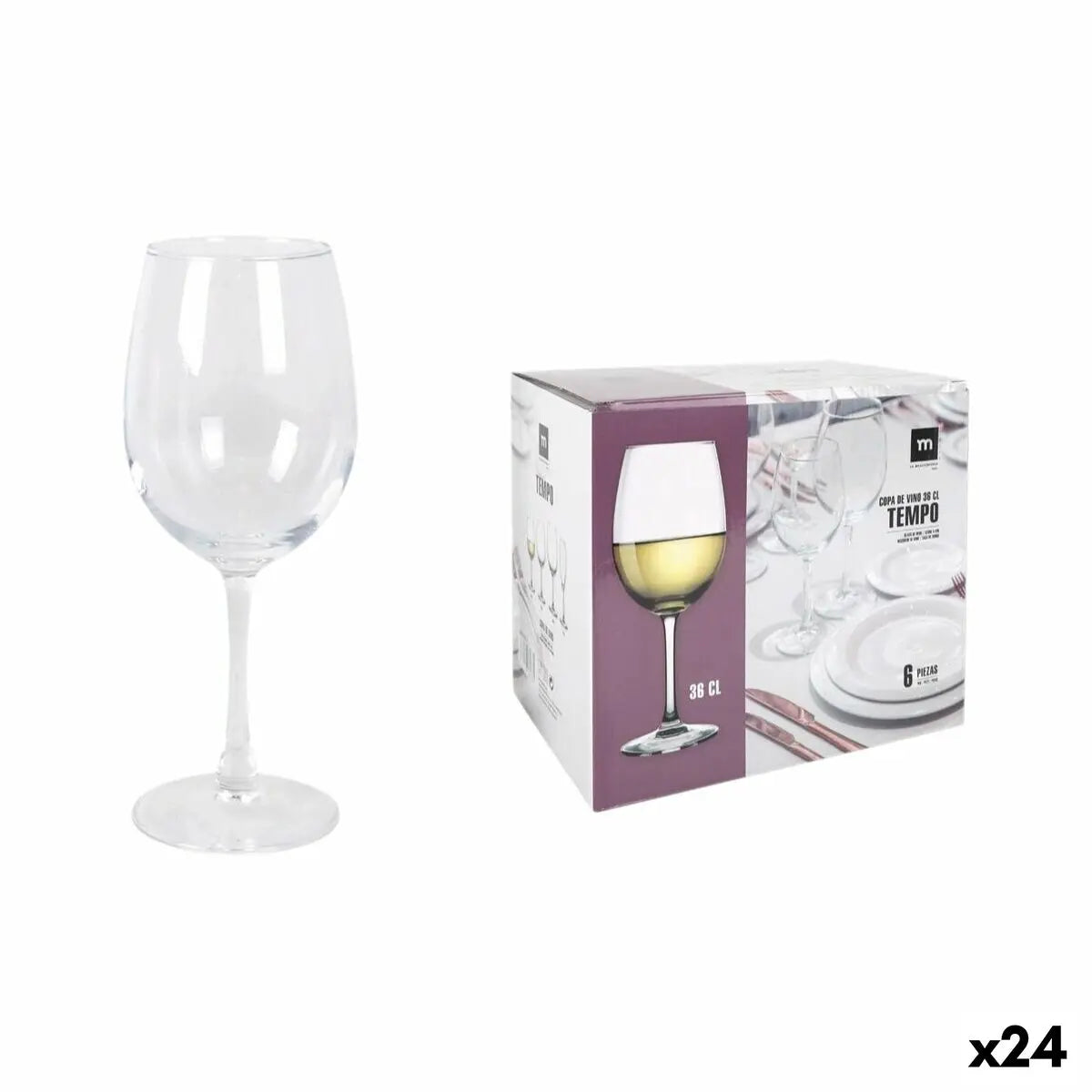verre de vin La Mediterránea Tempo (24 Unités) Mamm