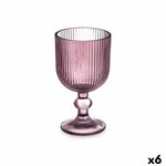 verre de vin Rayures Rose verre 260 ml (6 Unités) Mamm